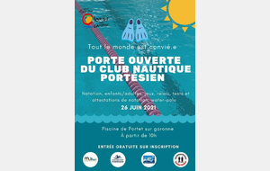 Journée Porte ouverte Samedi 26 juin 2021