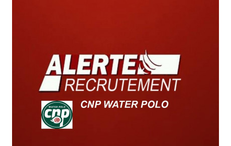 ALERTE RECRUTEMENT WATERPOLO