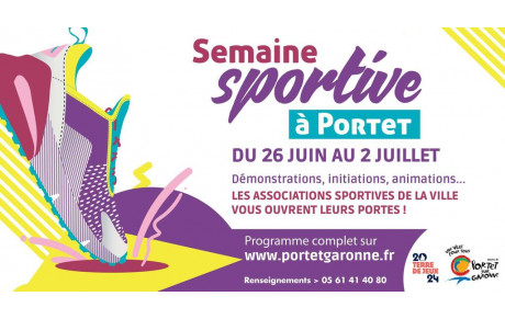 Semaine Sportive Portet sur Garonne